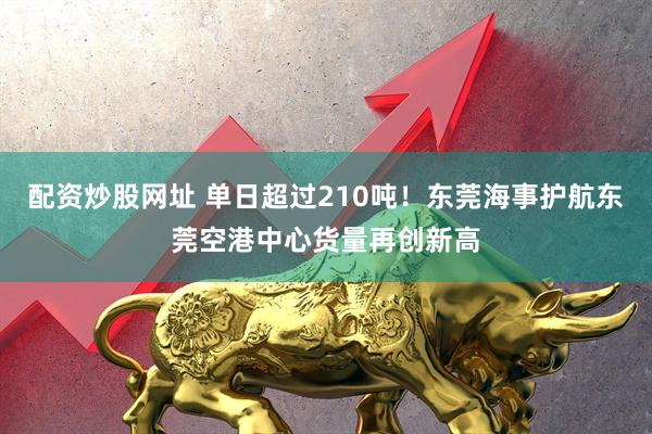 配资炒股网址 单日超过210吨！东莞海事护航东莞空港中心货量再创新高